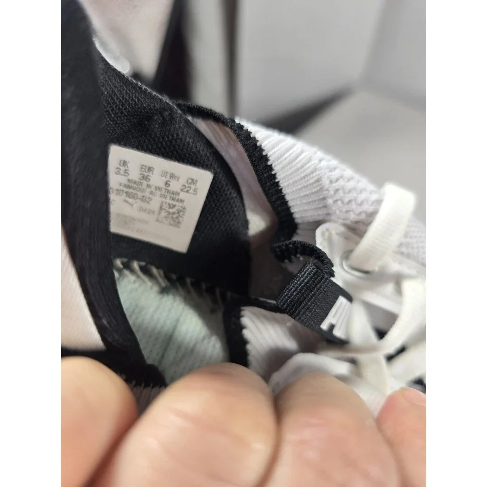 Puma Softride Mayve Wns White/Black Kids Road RunningJogging Shoes 310160-02 3.5